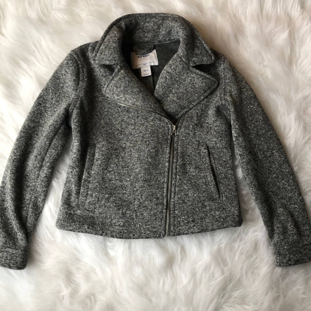 Old Navy Girls Moto Jacket 6-7